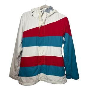 Bonfire Snowboarding Women S Colorblock Jacket Retro Y2K Ski 90s Style 2009